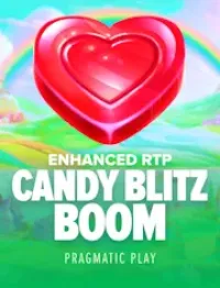 candy blitz boom game logo